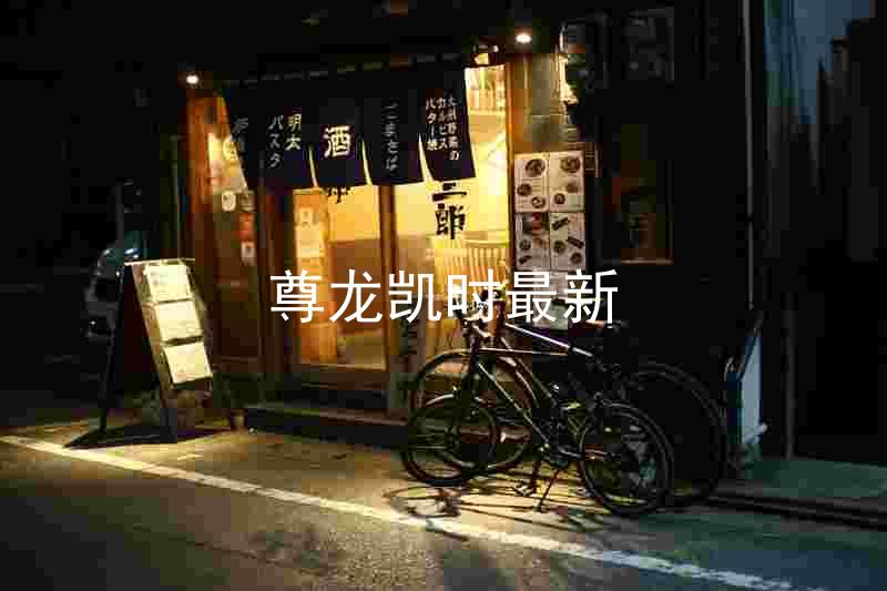 尊龙凯时最新
